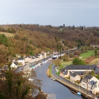 La Rance vue du pont de Dinan