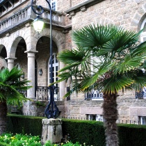 Chateau de port breton dinard vu de la terre